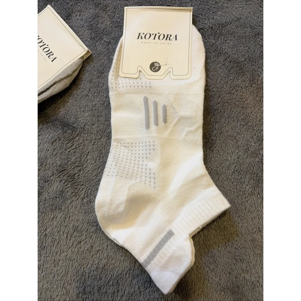 5 pairs Kotora Women's Performance Ankle socks Size(6-9)Medium 5 Colors